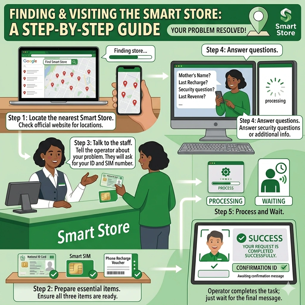 Simple Steps to Register Smart SIM Through Smart Store